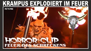 Perchtenlauf Graz extrem  Krampus explodiert im Feuer [upl. by Kapoor]