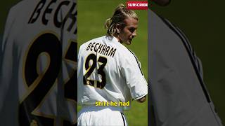 🤯🤩⚽❤️The UNTOLD story of BECKHAMs number 23 jersey at Real Madrid football shorts realmadrid [upl. by Lili]