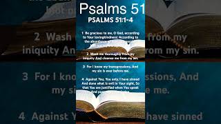 Psalms 5114 with music  devotional  worship [upl. by Rapp560]