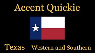 Accent Quickie  American Southern Texas [upl. by Silera]