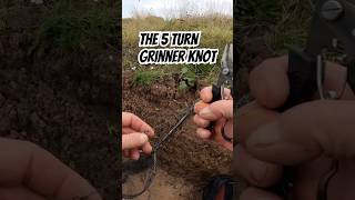 Super easy grinner knot [upl. by Yannodrahc]