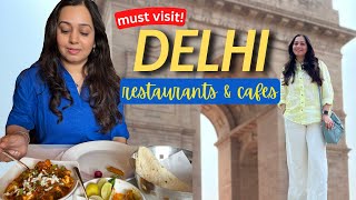 BEST Restaurants in Delhi  CP Connaught Place mostly amp Famous Cafes worth a visit  Delhi Food [upl. by Normie472]