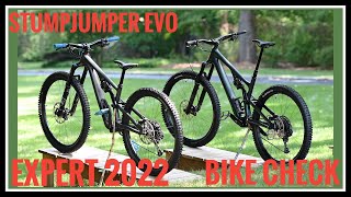 2022 Stumpjumper Evo Expert  Bike Check [upl. by Aitsirk990]