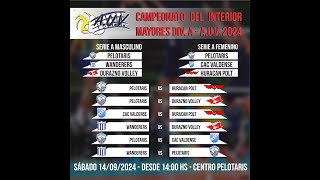 CAMPEONATO DEL INTERIOR MAYORES DIV A  AUV 2024 [upl. by Winzler]