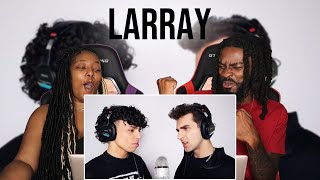 LARRAY  ROASTING EACH OTHER DISS TRACKS  REACTION [upl. by Ynittirb655]