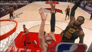 LeBron James Thunderous Poster Jam From All Angles [upl. by Evelinn995]