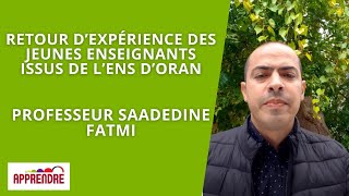 Le retour dexpérience des jeunes enseignants en Algérie un projet soutenu par APPRENDRE [upl. by Kcim]