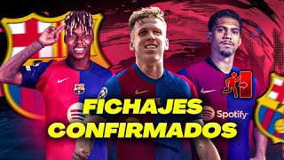 RUMORES Y FICHAJES YA CONFIRMADOS del FC BARCELONA [upl. by Thanos680]