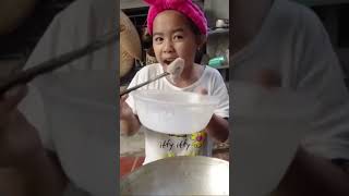 👧🍳 Little Chef in Action Cooking Up a Stor funny loccute fruit toneloc cutebaby cute comedy [upl. by Htebaile]