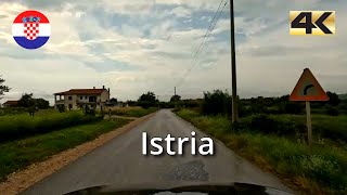 Driving in Istria Croatia in a cloudy day from Selina to Grožnjan  2023 fall  4K [upl. by Naasar]