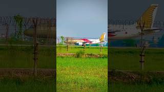 Gulf Air take off from Sialkot international airport ✈️❤️ shorts pardesi travel airport fly [upl. by Mannos]