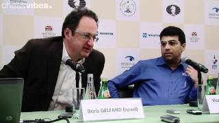 World Chess Championship 2012 AnandGelfand game 10 [upl. by Odlaw370]