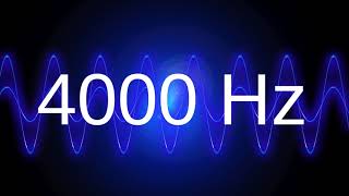 4000 Hz clean pure sine wave TEST TONE 4 khz frequency [upl. by Oitaroh]