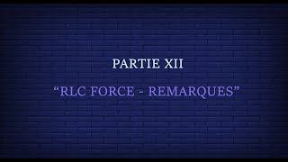 RLC Forcé  Remarques Partie 12 [upl. by Ojela]