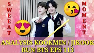 ANALYSIS MOMENT KOOKMIN  JIKOOK RUN BTS EPS 113  ENGSUB  INDO SUB MOMENTJIKOOKRUN113 [upl. by Itsrik324]