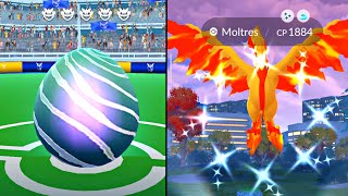 How 😍 I Caught Shiny Galarian Moltres Pokemon Go [upl. by Yrotciv]