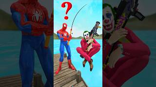 Spiderman challenge fishing vs Joker Venom Granny gta gtav spiderman funnyvideo homemaranha [upl. by Eniac]