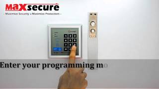 Maxsecure G2000 Door Access Configuration Manual [upl. by Amary247]