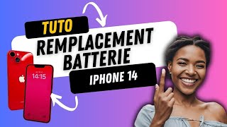 Remplacement batterie iPhone 14  Tutoriel réparation [upl. by Felicie]