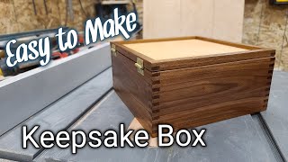 Easy to Make Keepsake Box with Box Joints [upl. by Malek604]