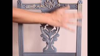 Quick Annie Sloan Gilding Wax tutorial [upl. by Ylrebmik]