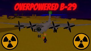 NEW B29 SUPERFORTRESS IS OVERPOWERED IN WAR TYCOON ON ROBLOX [upl. by Erdnaid941]