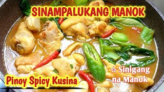 Sinampalukang Manok  Easy Chicken Sinigang Recipe  Filipino Chicken Sour Soup [upl. by Ennazor]