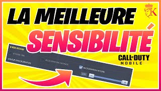 LA MEILLEURE SENSIBILITÉ COD MOBILE  Call Of Duty Mobile FR [upl. by Celinka]