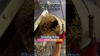 Lowtemperature drying of barley tea lees for upcycling  KENKI DRYER Shorts upcycling beverage [upl. by Buford622]