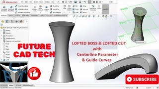 Swept Boss Lofted  Boss Boundary  Boss In Solidworks Class 4 futurecadtech [upl. by Shererd452]