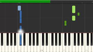 Robin Schulz Speechless piano simple version tutorial by Bondovie [upl. by Ynavoj]