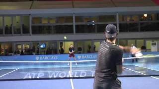 Nadal High Intensity Training  Masters Finals 2011 [upl. by Arihaj721]