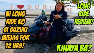 Suzuki Avenis 125 12 Hours Ride Kinaya Kaya🤔 Long Ride Review Tagum City To Surigao City [upl. by Kreiner]