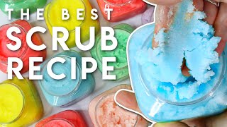 The Best Emulsified Scrub Recipe  How to Make Body Scrubs [upl. by Mohkos]