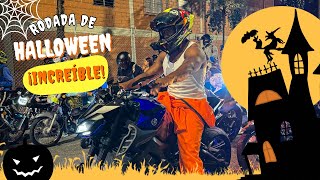 RODADA DE HALLOWEEN 2024 EN MT 09 REPRO  FULL CANDELA  DISFRACES Y POLVORA 🎃 [upl. by Naanac654]