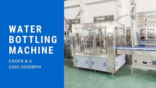 Bottle Washing Filling Capping Monoblock CXGF883 Water Bottling Machine [upl. by Eilyac709]