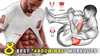 8 Super Effective Abdominal Exercises  Abs amp Core Workouts [upl. by Drapehs41]