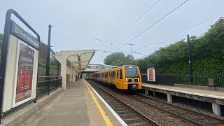 555005 on test run at Chillingham roadBykerLong Benton and West Monkseaton17524 [upl. by Aneres]