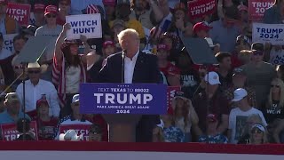 WATCH LIVE Donald Trump host first 2024 presidential campaign rally in Waco [upl. by Lunseth197]