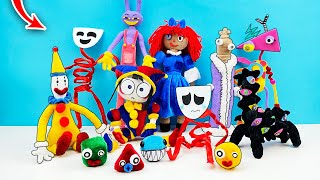 I Made ALL characters the Amazing Digital Circus out of plush  How To Make Toys  Cool Crafts [upl. by Aynnat]