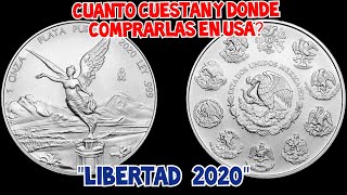 OJO💸🙂DONDE COMPRAR AL MEJOR PRECIO LAS ONZAS LIBERTAD DEL 2020 DE PLATA DE 1 ONZA TERMINADO SATIN [upl. by Lisandra]