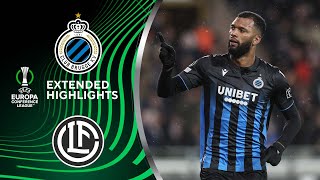 Club Brugge vs Lugano Extended Highlights  UECL Group Stag MD 4  CBS Sports Golazo [upl. by Omik]