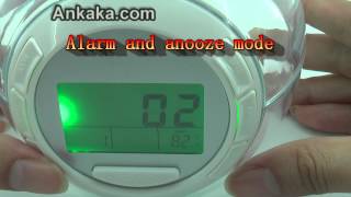 7 Color SwitchingChanging Light Alarm Clock with Nature Sound  Alarm Clock Review [upl. by Analla]