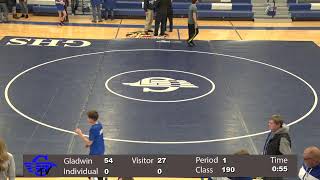 Gladwin Wrestling 11123 [upl. by Iharas]