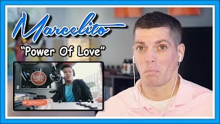 Marcelito Pomoy Reaction  quotPower of Lovequot Celine Dion LIVE on Wish 1075 Bus [upl. by Granlund]