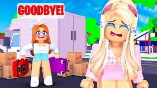 MY BEST FRIEND MOVED AWAY IN ROBLOX BROOKHAVEN [upl. by Animrelliug]