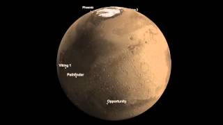 NASA  Mars Landing Sites [upl. by Naryt]