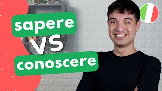 SAPERE vs CONOSCERE quale usare in Italiano ita audio [upl. by Huberto]