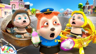 When Mommy Daddy Became a Baby❗ Baby Police Take Care of Family Song  Wolfoo Kids Songs [upl. by Nanfa]