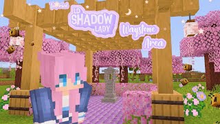 Ldshadowladys X Life Waystone Area Tutorial  Cute Tutorial Part 1  Minecraft PE [upl. by Katzen]